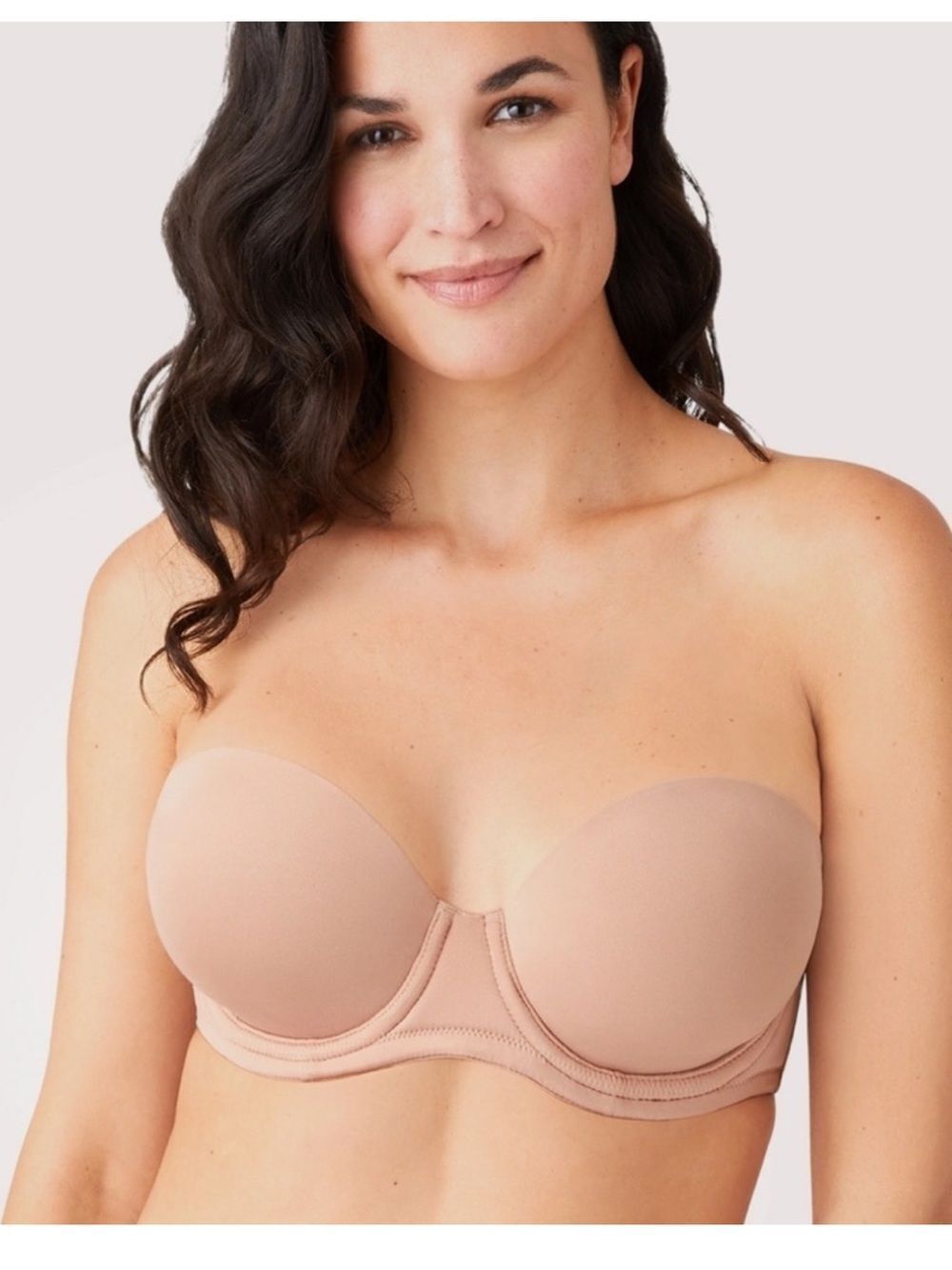 Wacoal Red Carpet Strapless Underwire Bra 38DDD 38F Nude Beige 854119